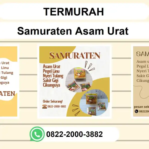 TERMURAH, 0822-2000-3882 DISTRIBUTOR Samuraten Asam urat Sorong