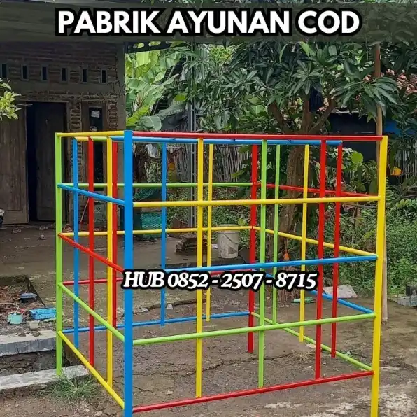 Hub 0852-2507-8715 TERBAIK ! ayunan besi depan rumah Dan mainan outdoor tk Kec Garut Kota Garut  Bayar COD Free Ongkir