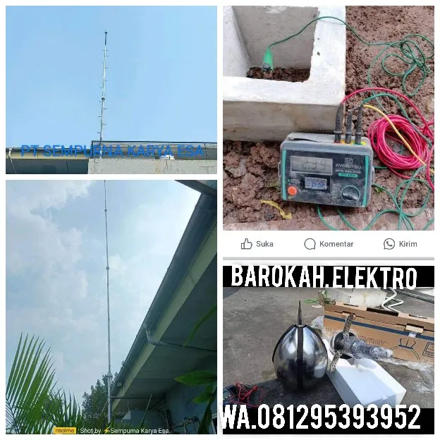 jasa pasang penangkal petir murah untuk daerah ciruas
