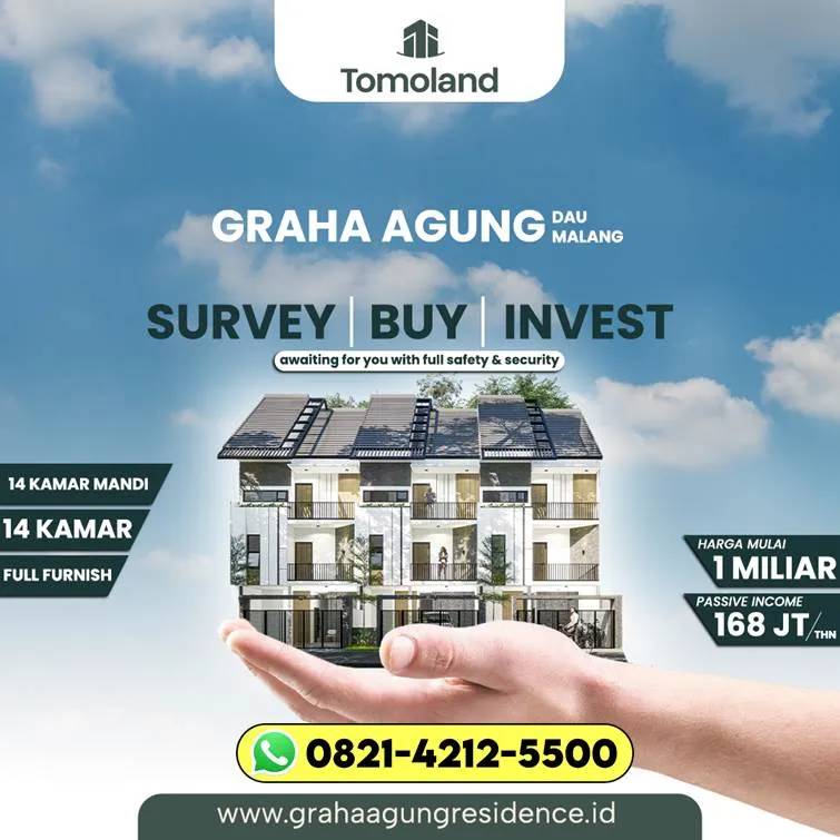 EXCLUSIVE OFFER T821-4212-5500 Dijual Rumah Kost Eksklusif Fully Furnished Untuk Wisatawan Jawa Timur Jombang COMFY KOST