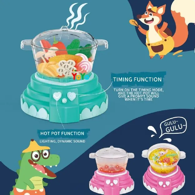 Mainan Anak Hotpot Jelly Masak Masakan Set Edukasi Anak Perempuan Aqua Magical Waterscape