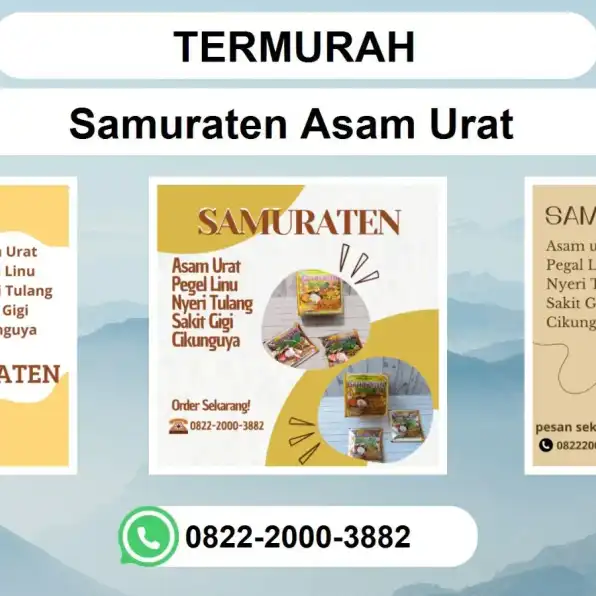 TERMURAH, 0822-2000-3882 DISTRIBUTOR SamUrat en Asam Urat Bogor