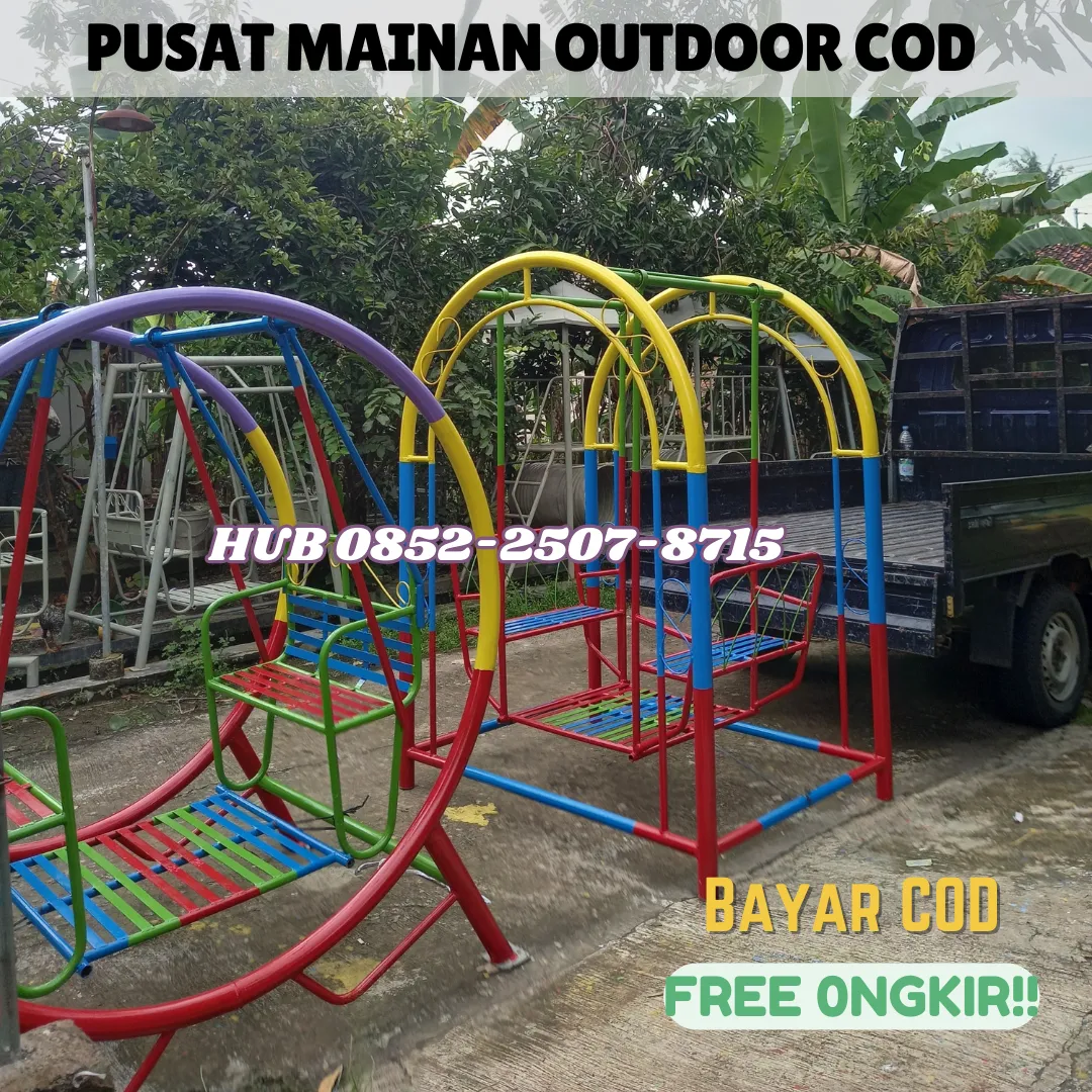 Pengrajin ayunan besi anak Untuk Taman Rumah Belakang Kec Grabag Purworejo