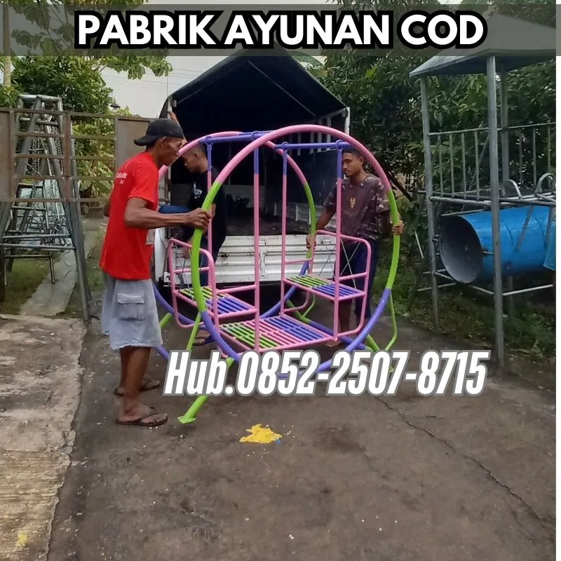 Hub 0852-2507-8715 TERMURAH !! ayunan besi kotak Dan mainan fiberglass Kec Margoyoso Pati Bayar COD Free Ongkir