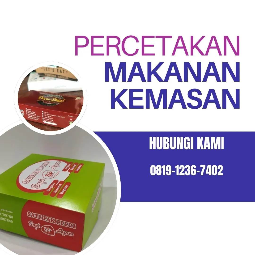 TERMURAH!!  Cetak Box Makanan Di Laweyan