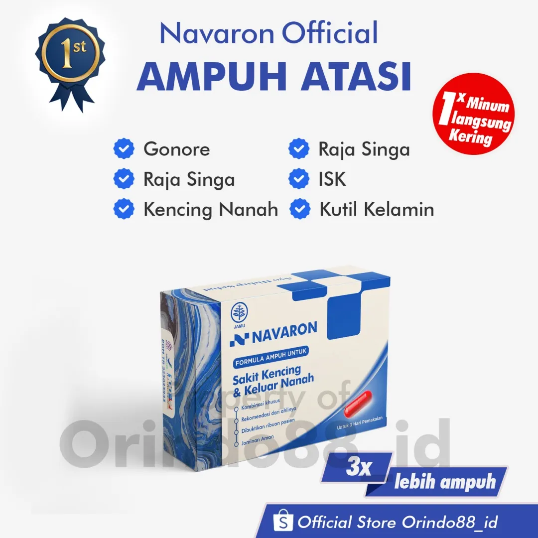 NAVARON Obat Herbal untuk Sipilis dan Gonore Tanpa Efek Samping, Aman untuk Pria dan Wanita