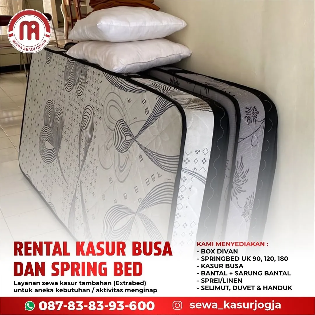 Rental Kasur Jogja WA/Telp. : 087838393600 Bersih Rapi Wangi