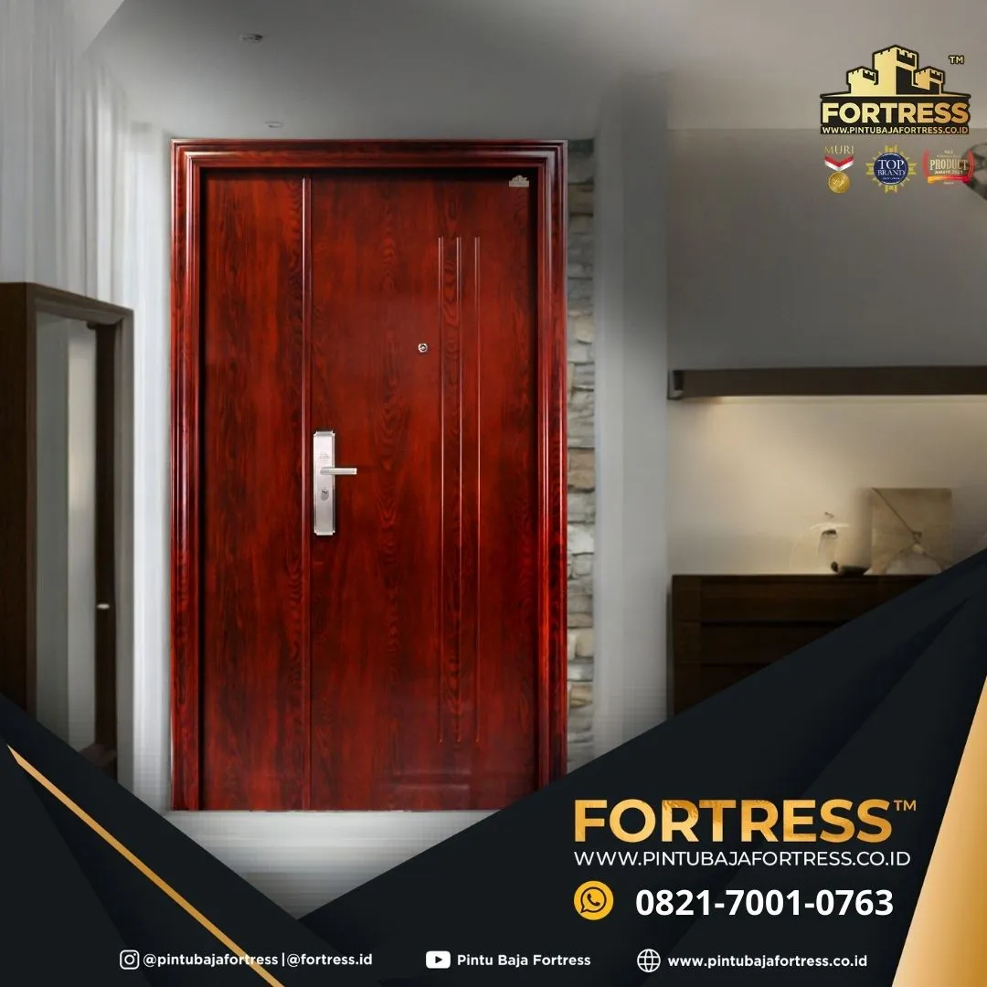 (FORTRESS) Pintu Kamar Tidur Baja Di Banjarmasin