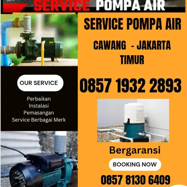 Tukang Service Pompa Air Daerah Cawang Jakarta Timur 0857 1932 2893