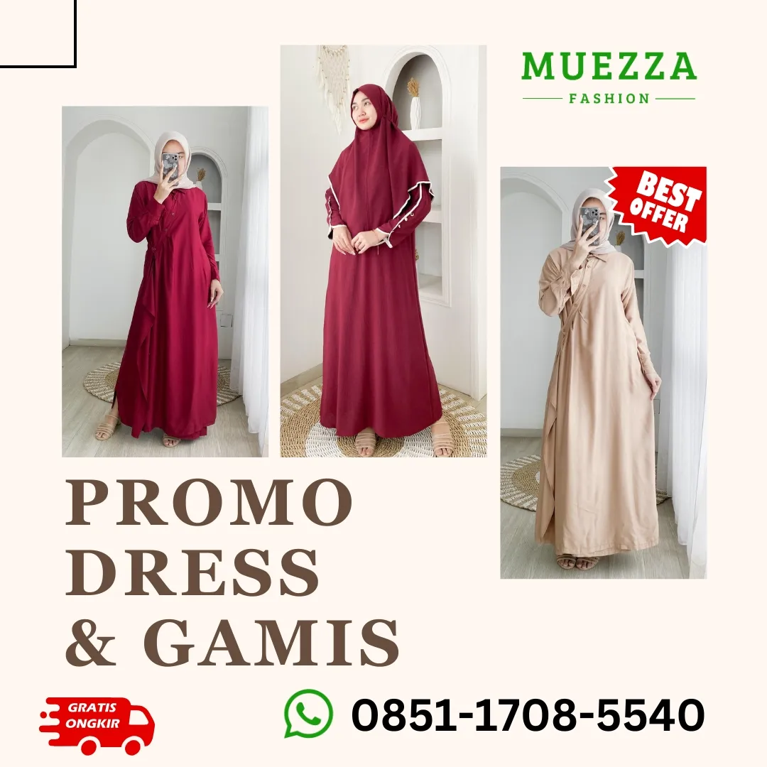 HITS Toko Dress Casual Untuk Remaja Bireuen Malang Muezza Fashion