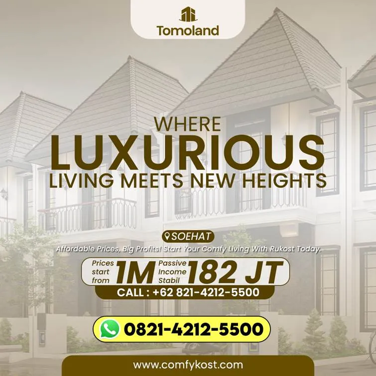 STOK TERBATAS T821-4212-5500 Investasi Rumah Kost Minimalis Untuk Keluarga Jawa Timur Bondowoso COMFY KOST