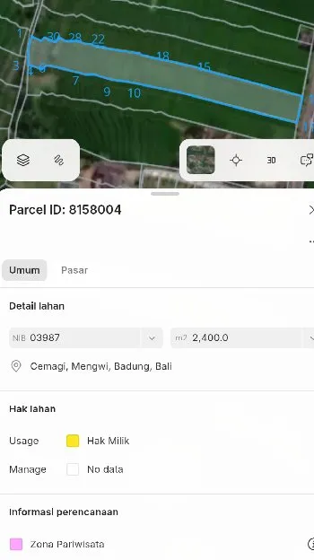 Dikontrakan 24 are, Jl. Pantai Mengening Cemagi Pantai Seseh Mengwi Badung