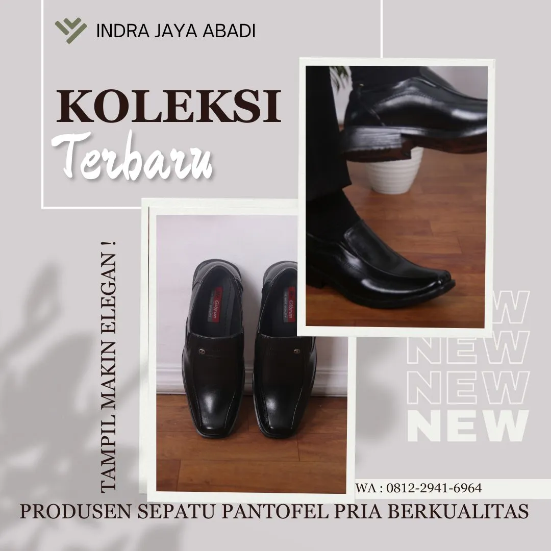 Produsen Sepatu Pantofel Pria Berkualitas Way Kanan, Lampung