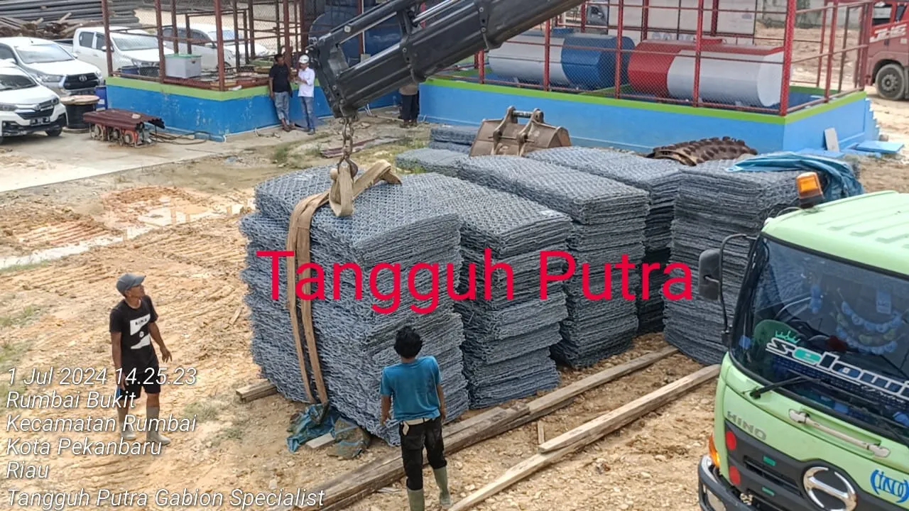 Diskon, Pabrik Bronjong Kawat Maccaferri di Tebing Tinggi, Riau