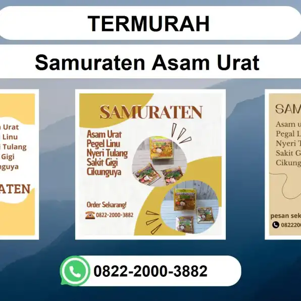 TERMURAH, 0822-2000-3882 DISTRIBUTOR Samuraten Asam urat Blora