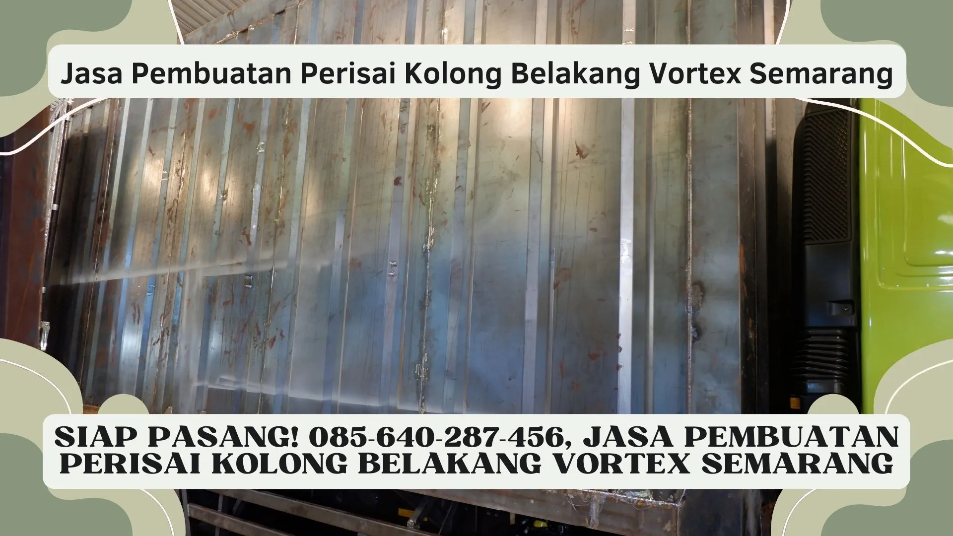 Siap Pasang! Jasa Pembuatan Perisai Kolong Belakang Vortex Semarang