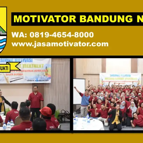 Jasa Motivator Bandung (Lucu & Seru)! 0819-4654-8000