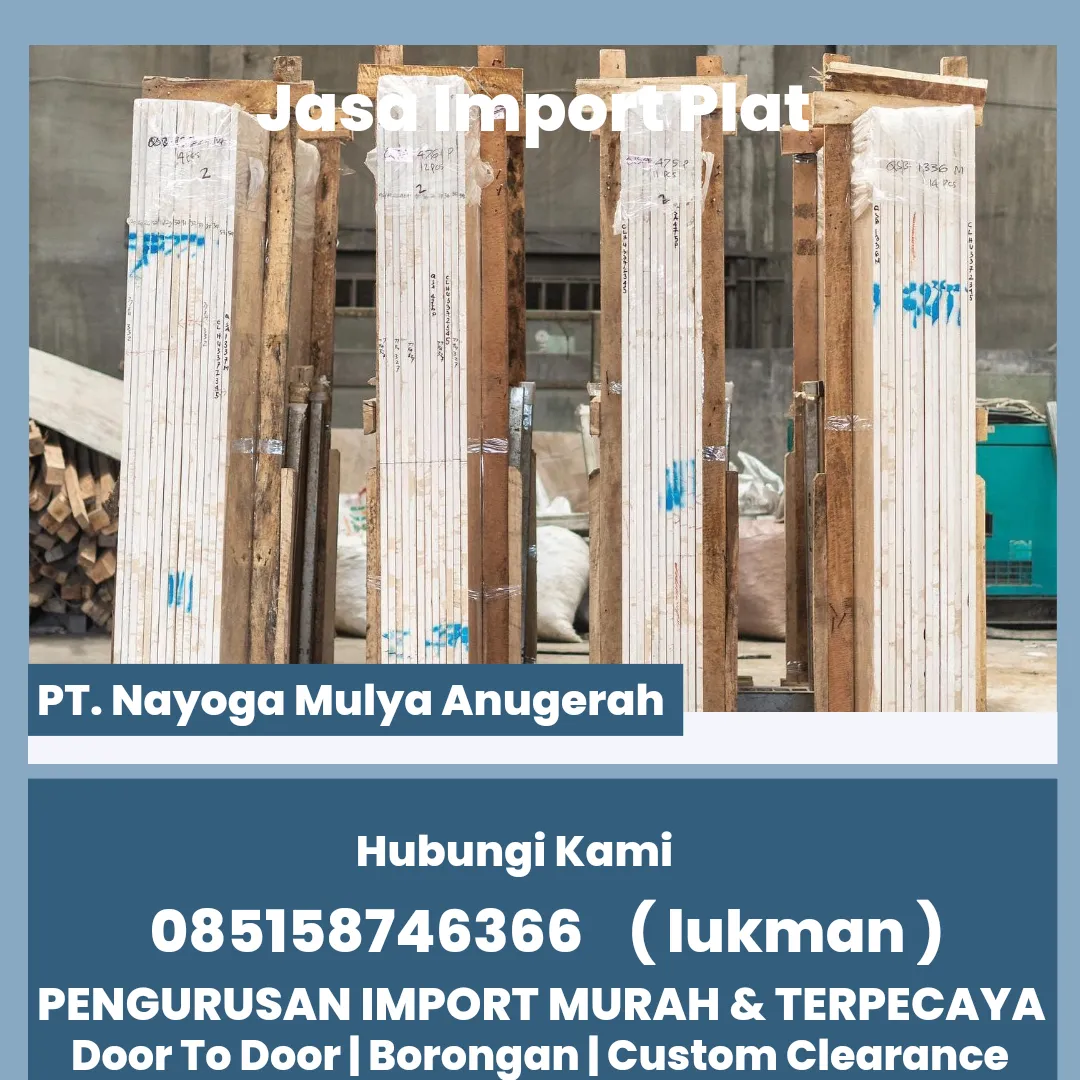 JASA IMPORT PLAT BAJA YUNANI DOOR TO DOOR INDONESIA