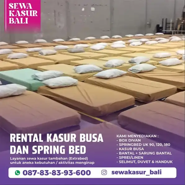 Rental Kasur Bali | WA/Telp. : 0878 3839 3600