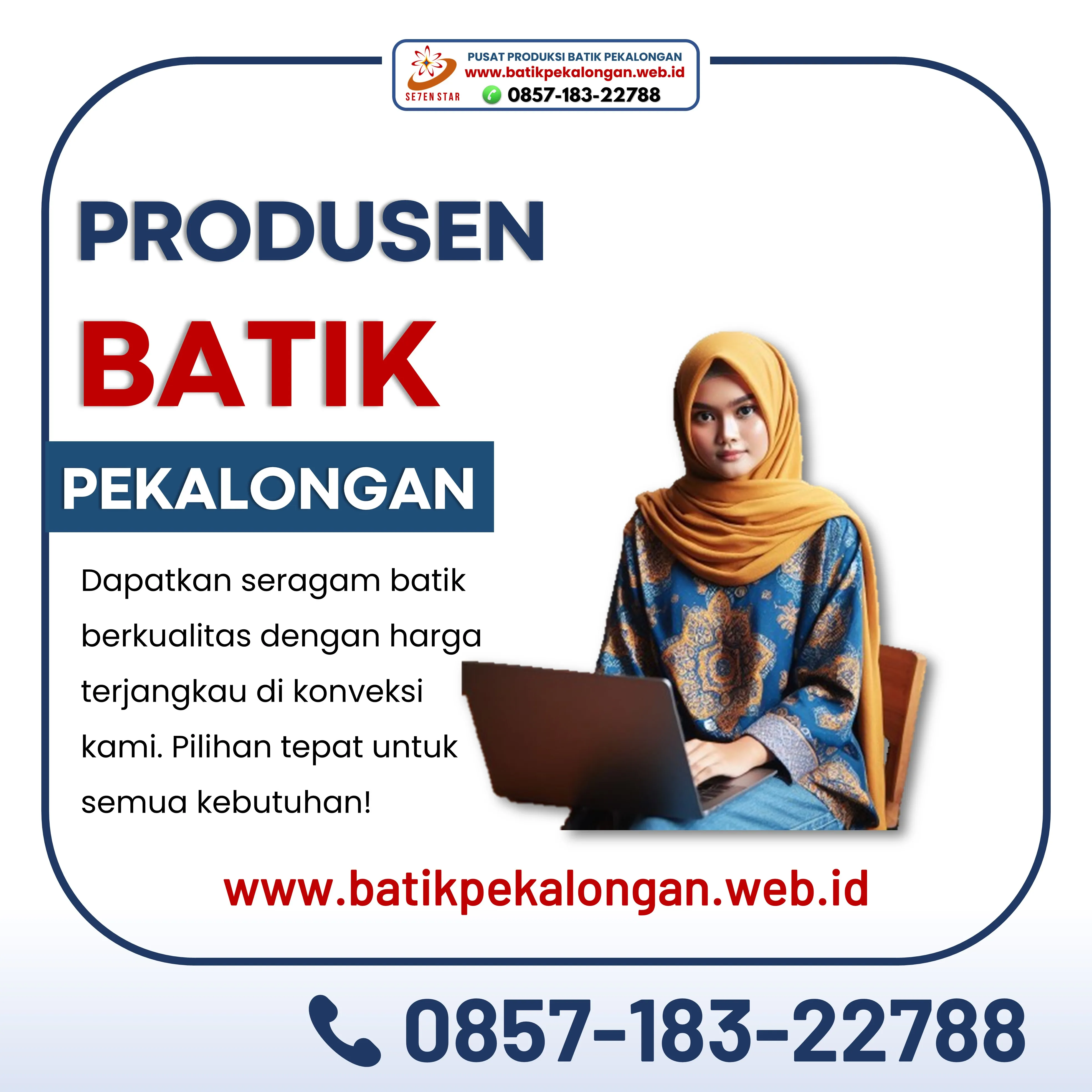 Pabrik Seragam Batik SD Berkualitas di Pekalongan