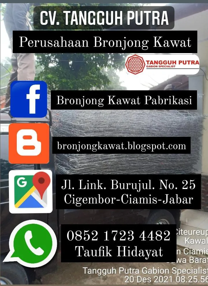 Promo !!! 085217234482, Harga Jual Bronjong Kawat di Pakisaji, Malang