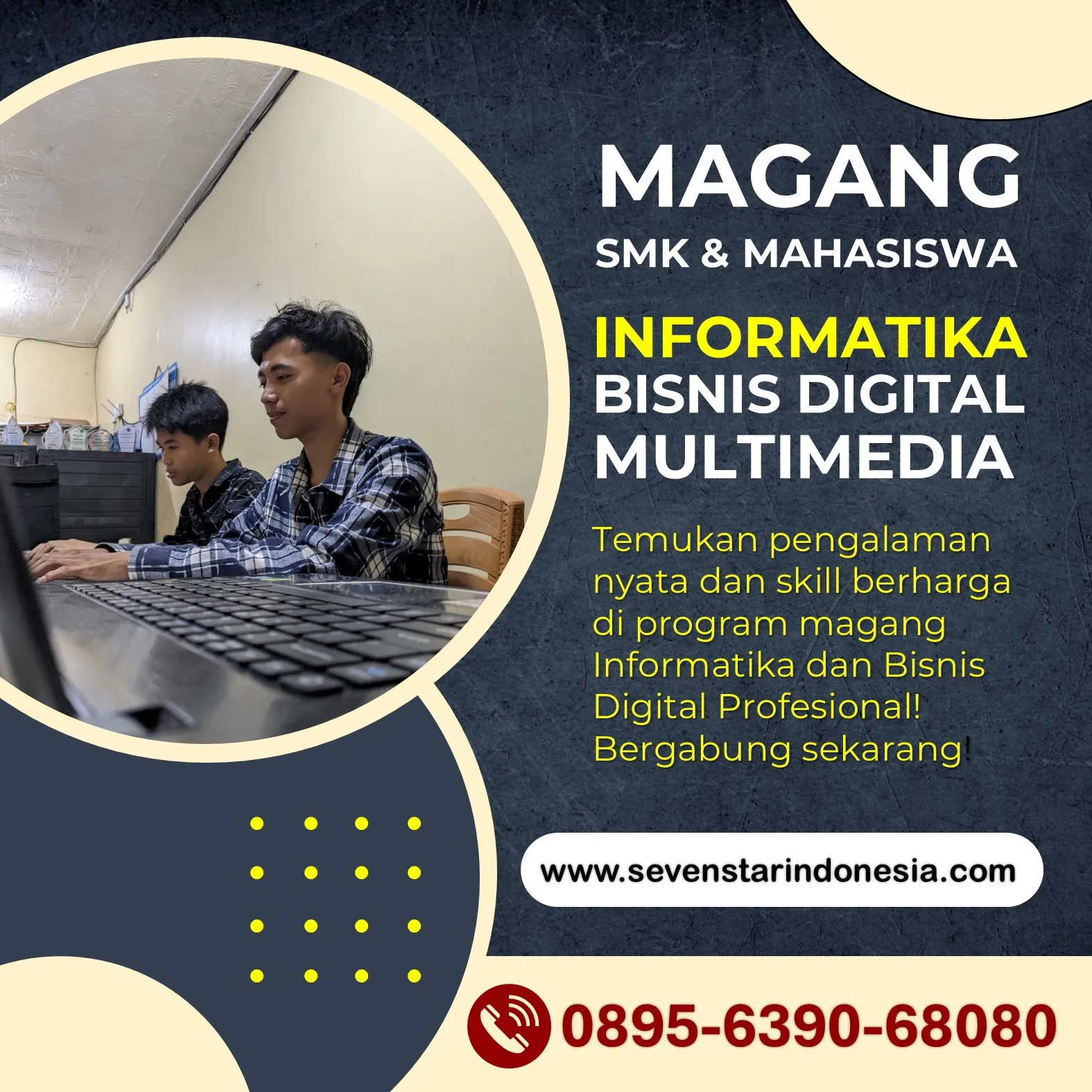 Hub 0895-6390-68080, PKL Mahasiswa Multimedia UMM Malang