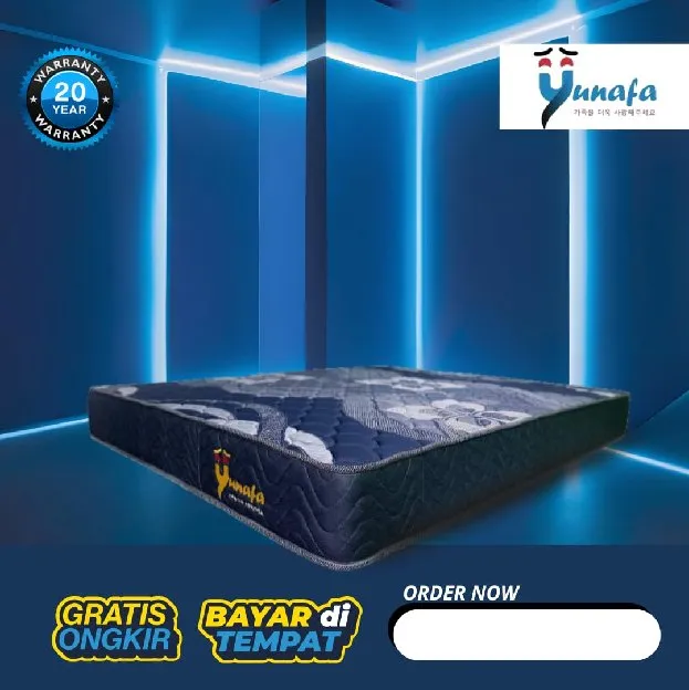 Kasur YUNAFA full busa super mewah murah garansi 20 tahun kempes ganti baru free ongkir cod