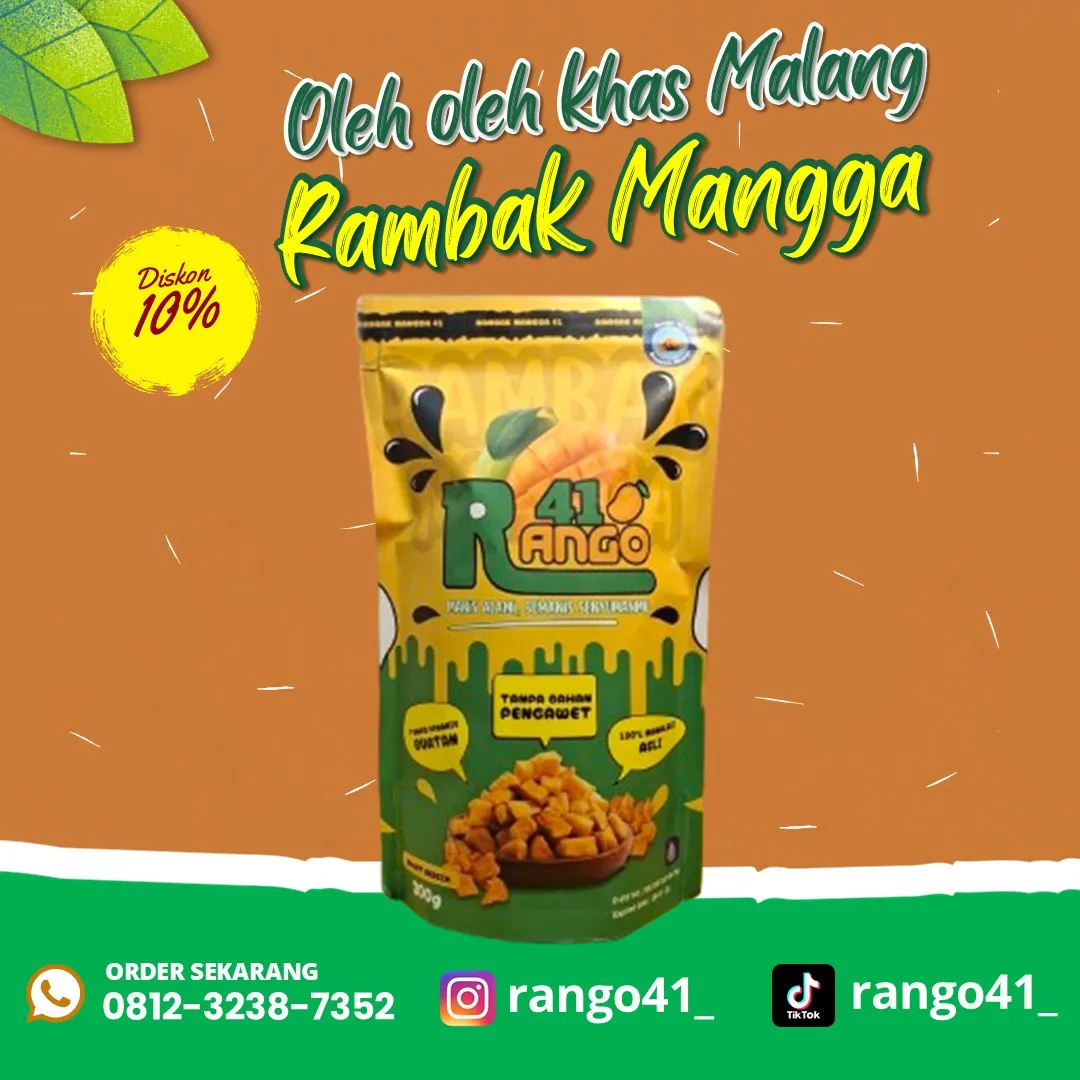 Supplier Rango41 Malang, Pusat Stok Camilan Mangga Terfavorit