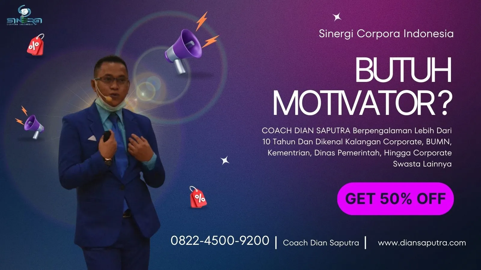 Motivator Leadership Pekalongan, Terpercaya & Solutif, Dian Saputra
