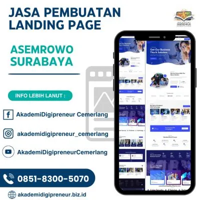 Jasa Pembuatan Landing Page Asemrowo Surabaya