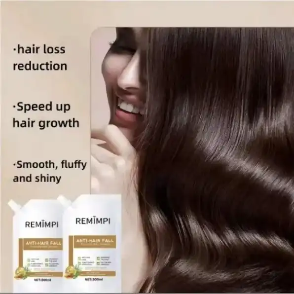 Remimpi fall hair treatment shampo Oil Control Mengurangi Rambut Rontok 300ml shampoo perawatan ramb