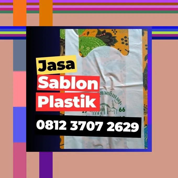 Jasa Sablon Plastik Kresek di Magetan