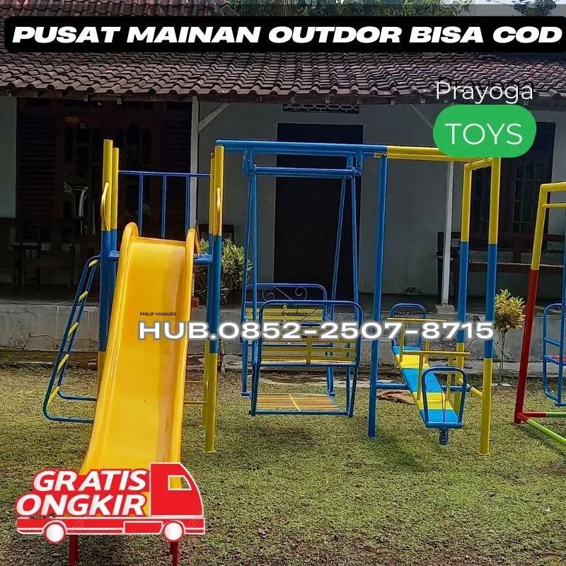 Desain ayunan besi hollow Dan produsen playground Kec Nganjuk Nganjuk