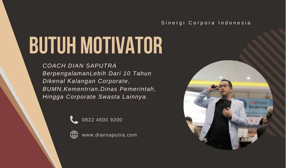 Motivator Jombang, Terpercaya & Solutif, Dian Saputra