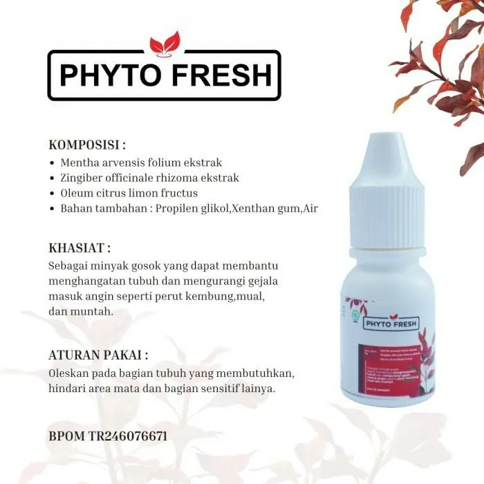 Phyto Fresh Kab Solok, Alasan Minyak Esensial Efektif