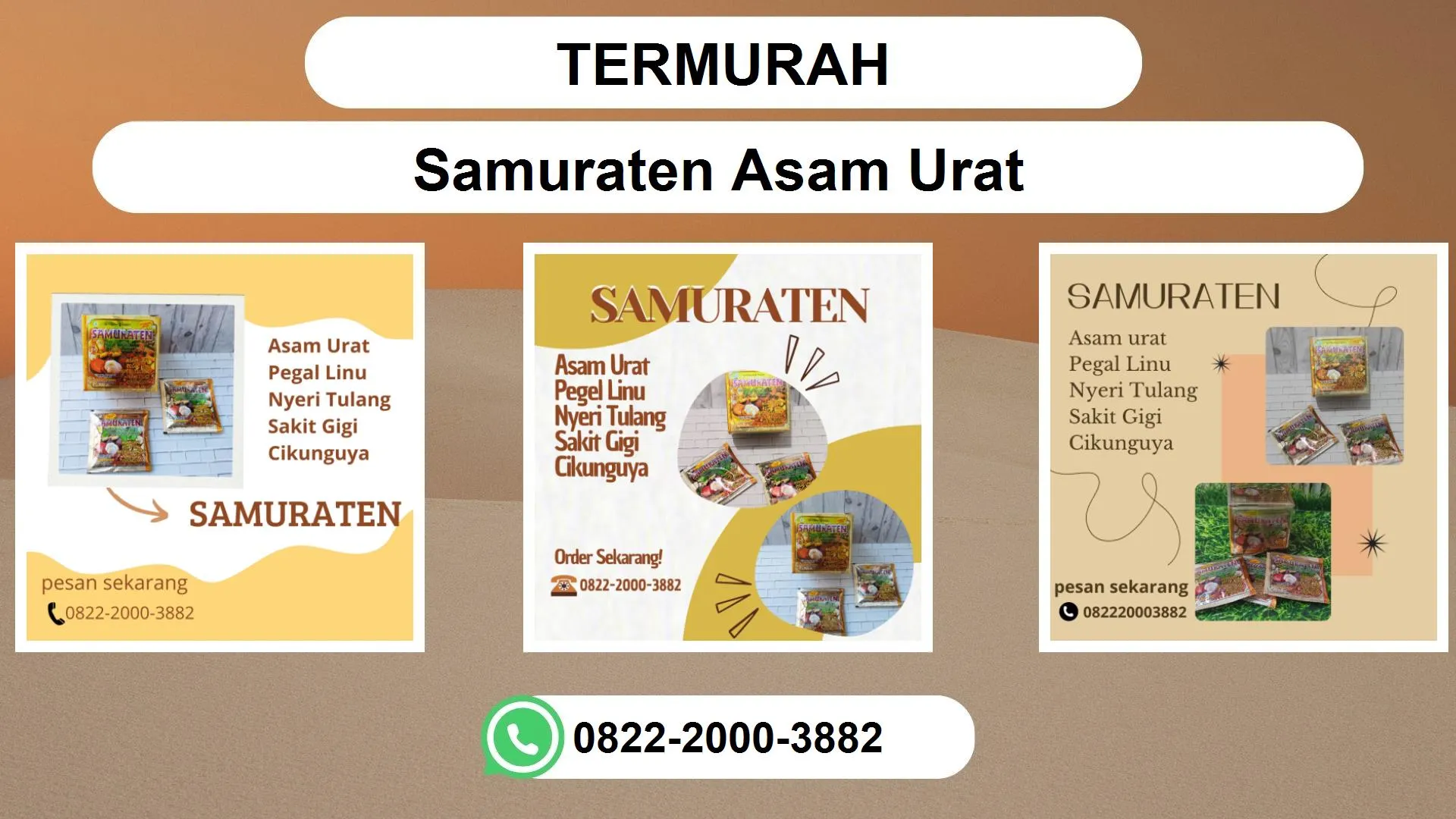 TERMURAH, 0822-2000-3882 DISTRIBUTOR SamUrat en Asam Urat Cirebon