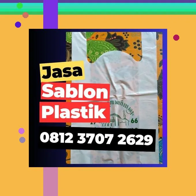 Jasa Sablon Plastik Kresek di Jembrana