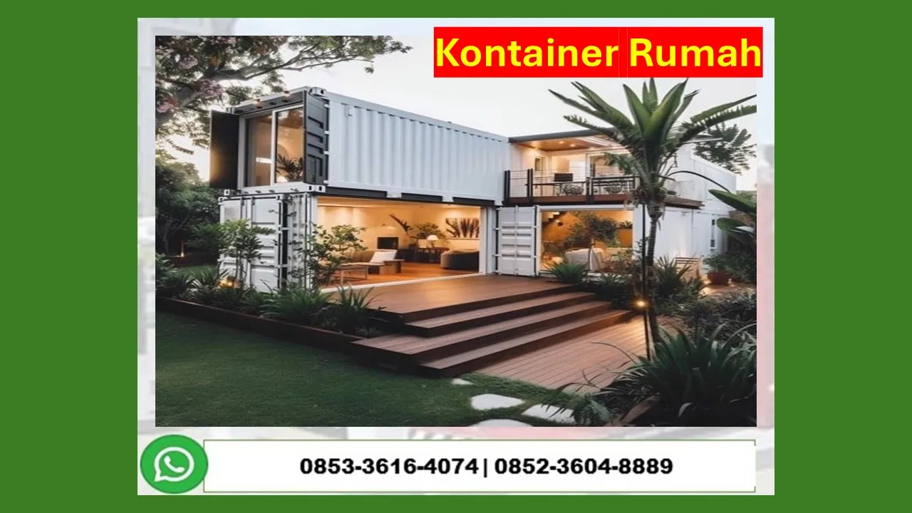 Kontraktor Jasa Pembuatan Rumah Kontainer Baru 40 Feet Minimalis Cirebon