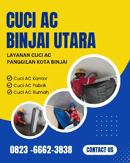 Cuci AC Hotel Binjai Utara 0823. 6662. 3838