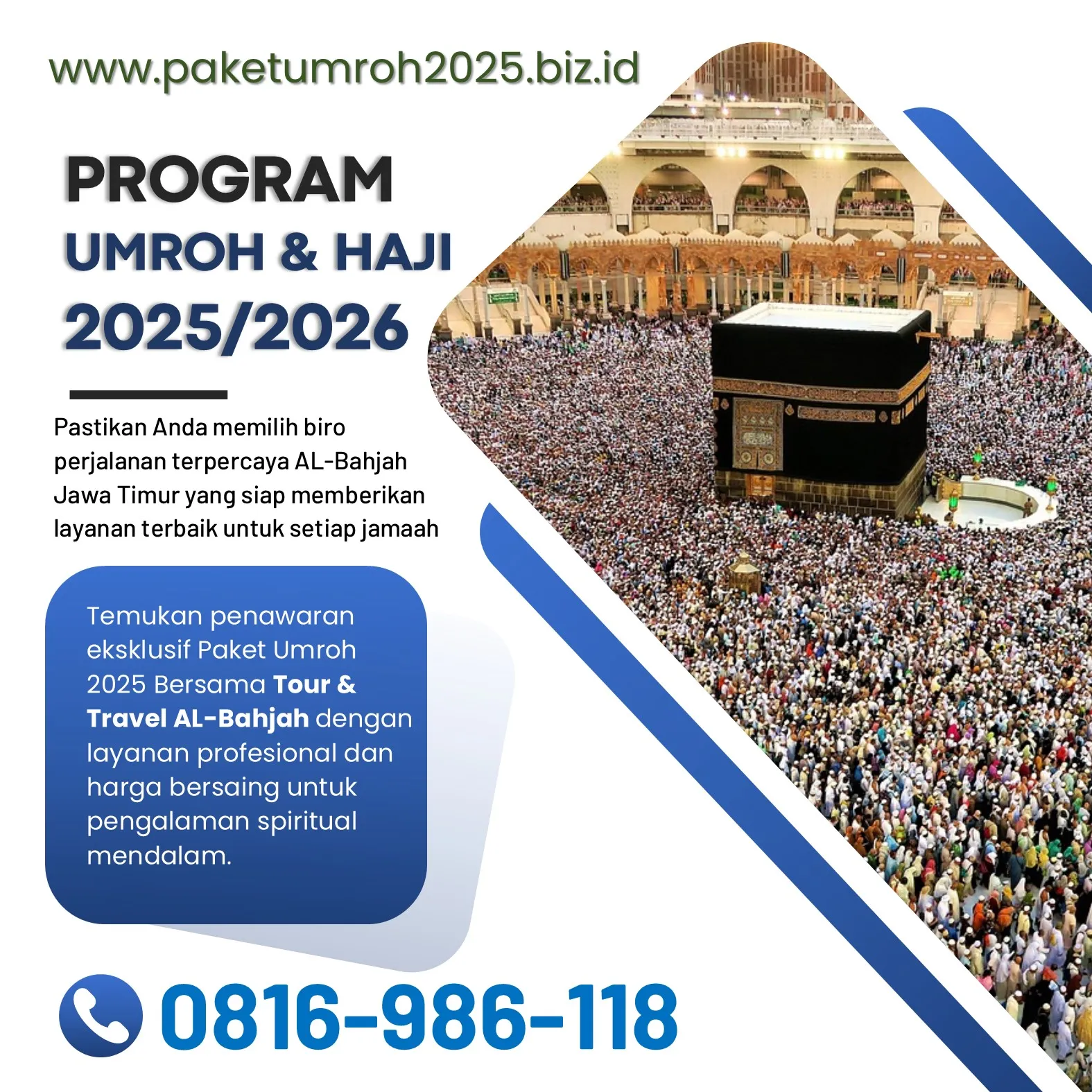 Biro Tour Umroh Sanan Wetan Blitar AL Bahjah