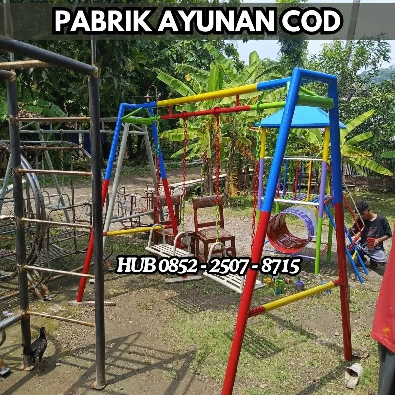 Hub 0852-2507-8715 CUKUP SHARE LOCK !! ayunan besi sederhana Dan Perosotan Custom Kec Sliyeg Indramayu Bayar COD Free Ongkir