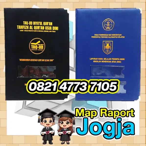 0821-4773-7105 Yang Jual Map Raport Sampul Ijazah di Panjatan Kulon Progo