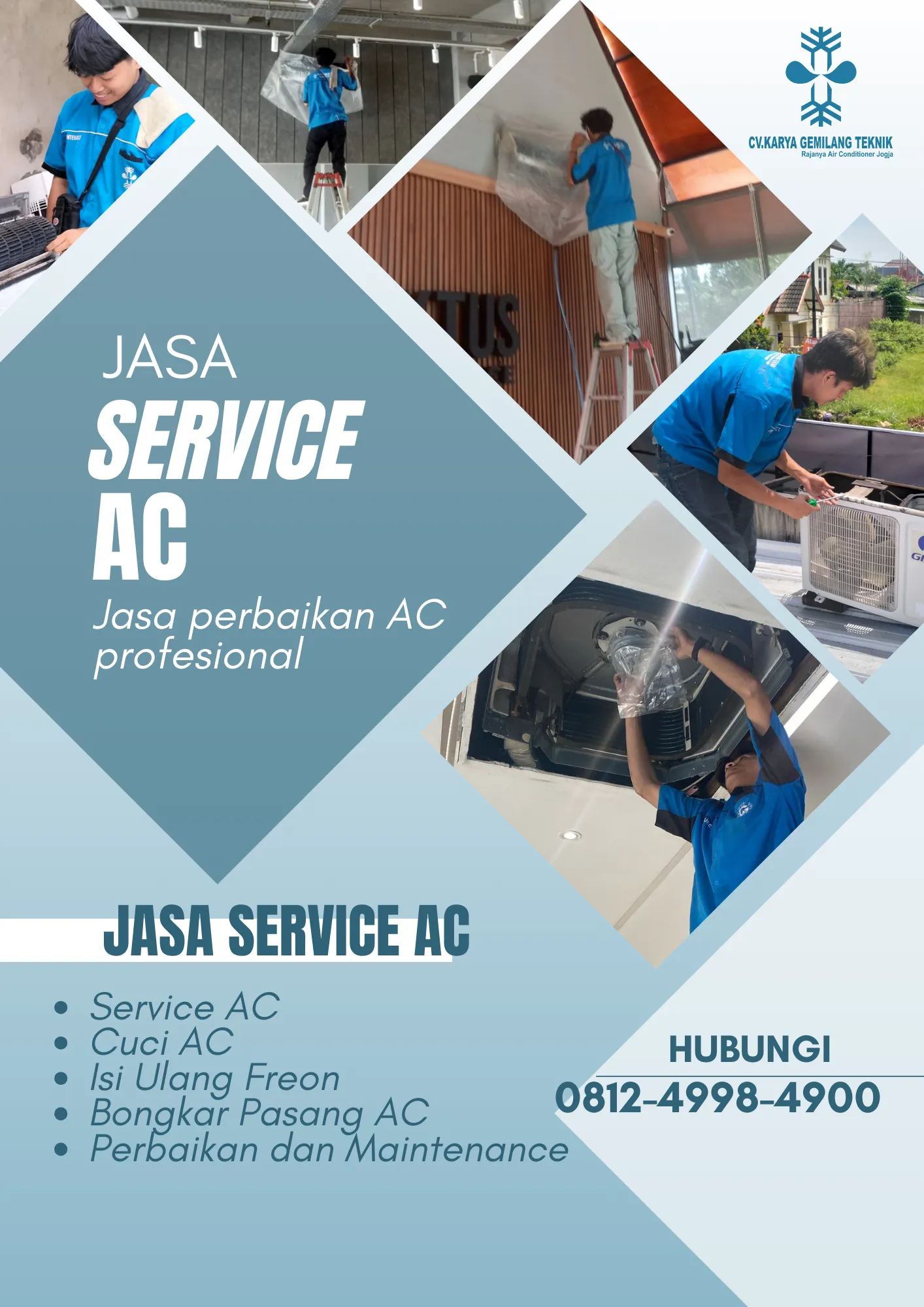 Jasa Service AC Jogja - Cepat, Bersih, Berkualitas