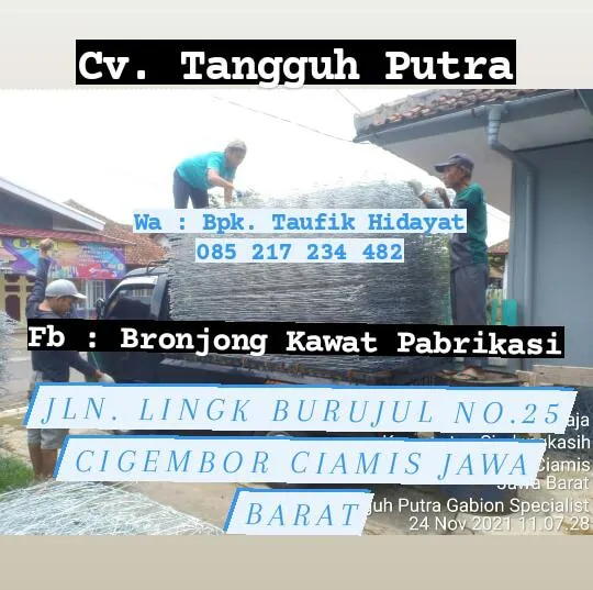 Termurah !!! 085217234482, Jual Bronjong Kawat SNI di Jabung, Malang