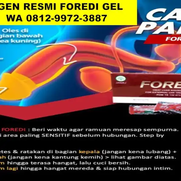 ORIGINAL 0812-9972-3887 WA, Agen Resmi Foredi Gel Jayapura