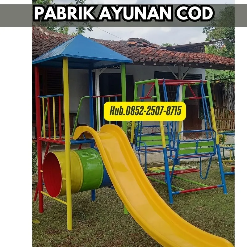 Hub 0852-2507-8715 PRODUKSI !! Ayunan Besi Dan Jungkat Jungkit Kec Binong Subang Bayar COD Free Ongkir