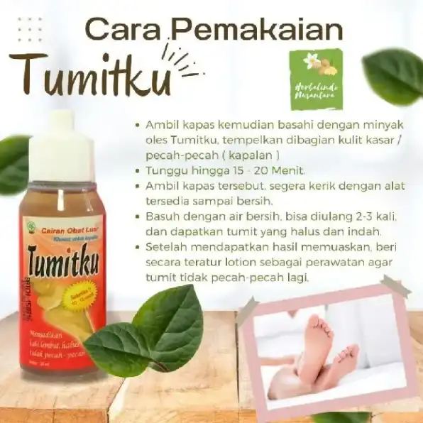 𝗕𝗣𝗢𝗠 TUMITKU Obat Kaki Pecah Pecah 100% Original Solusi Kaki Kapalan Kering Kalus