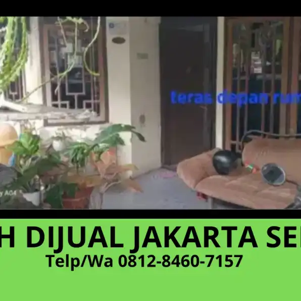 0812-8460-7157 Harga Rumah Dijual Jakarta Selatan Dekat Musholla Al ihsan Fasilita restoran CAFE