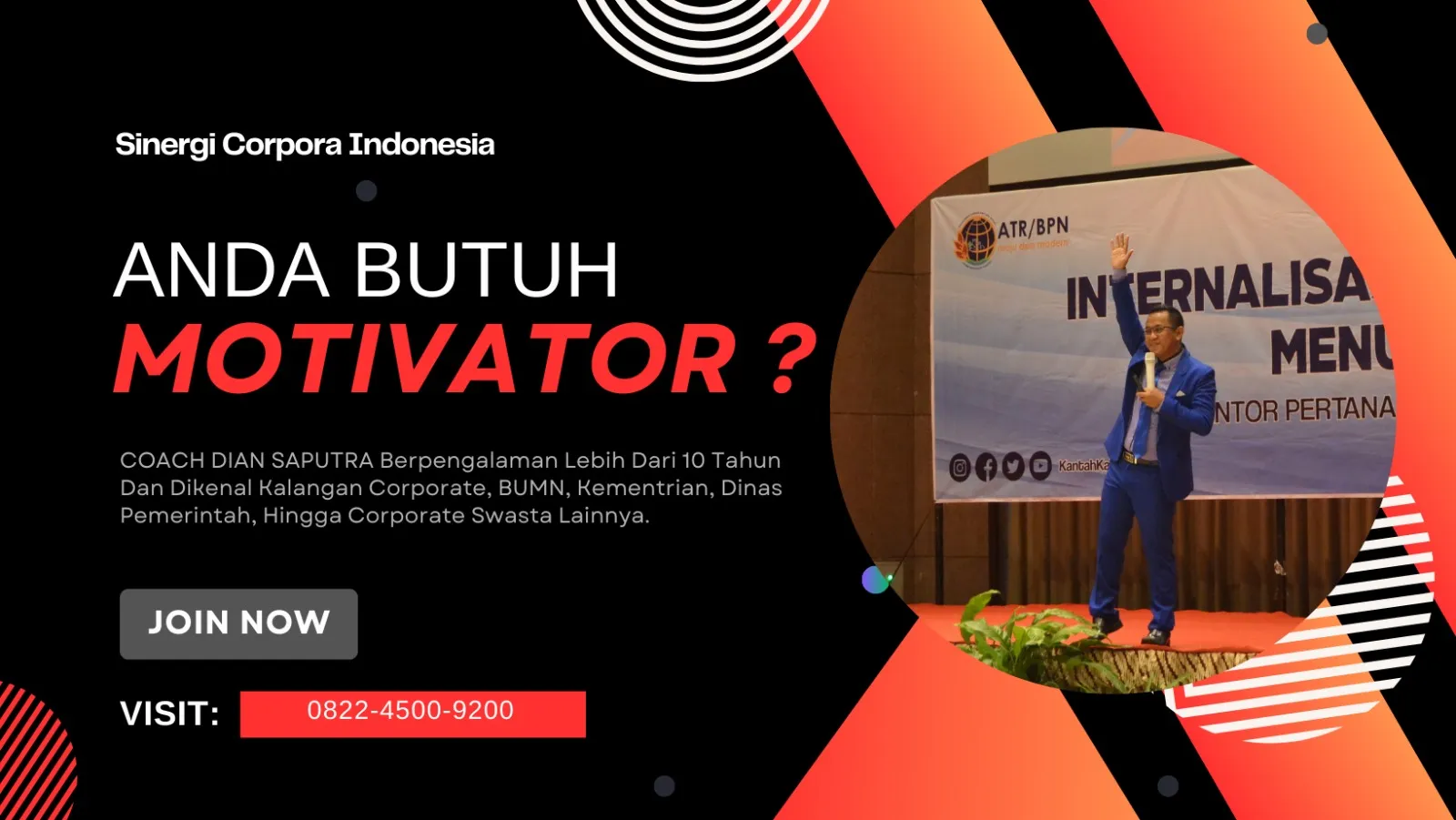 Motivator Bondowoso, Terpercaya & Solutif, Dian Saputra