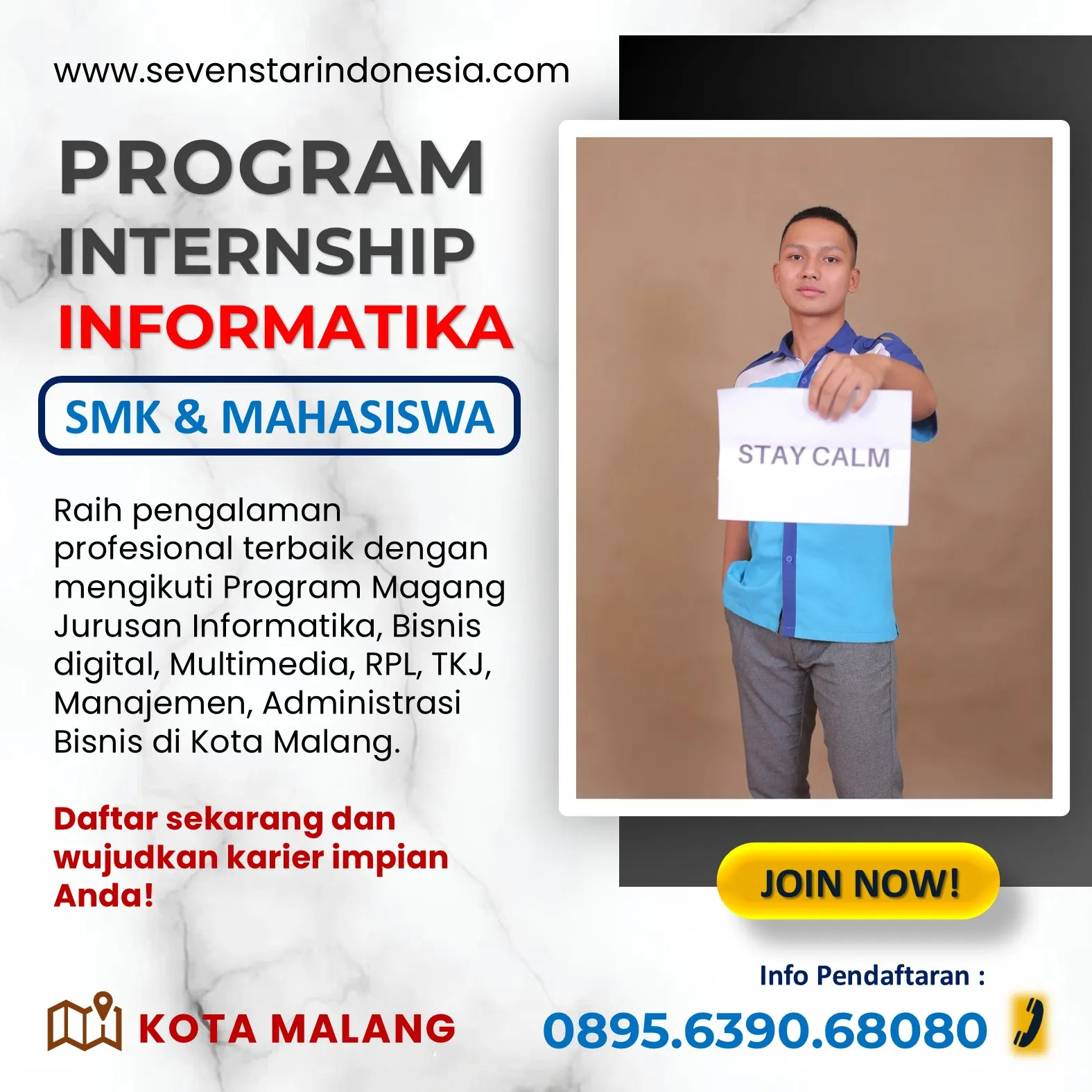 WA 0895-6390-68080, Lowongan PSG Jurusan Manajemen Pemasaran di Malang
